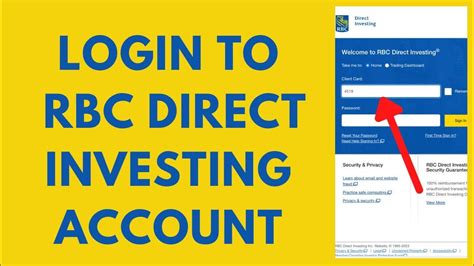 rbc investment|rbc direct investing sign in.